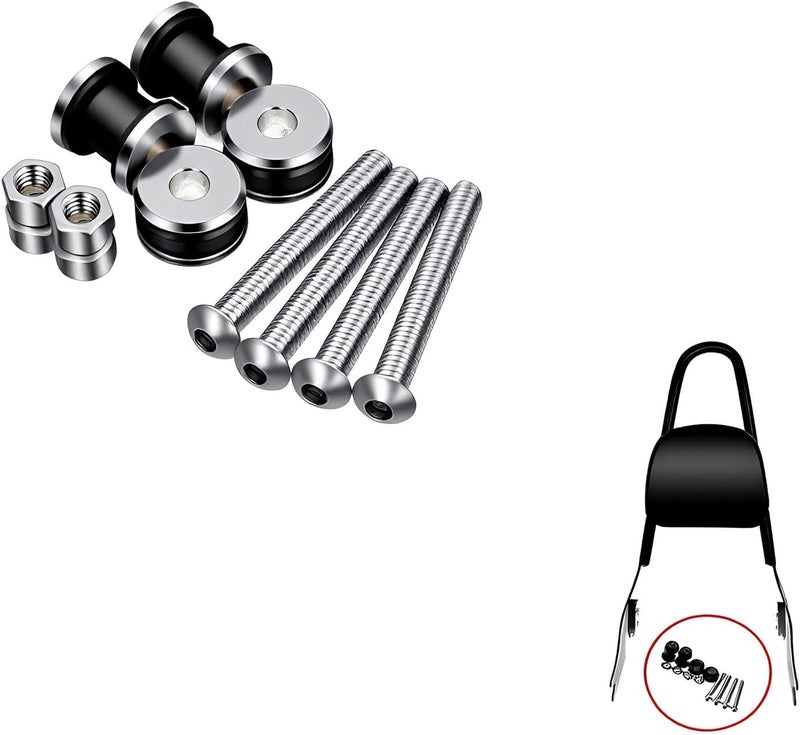 KASIMT Quick Release Luggage Racks Sissy Bar Docking Hardware Kit Fits for Harley H-D Sportster XL Detachable Sissy Bar 2004-2020 - Image 5